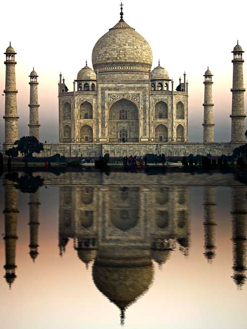 Photo of Taj Mahal with Reflection