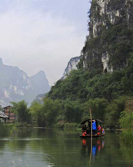 Vietnamese Boat on Water