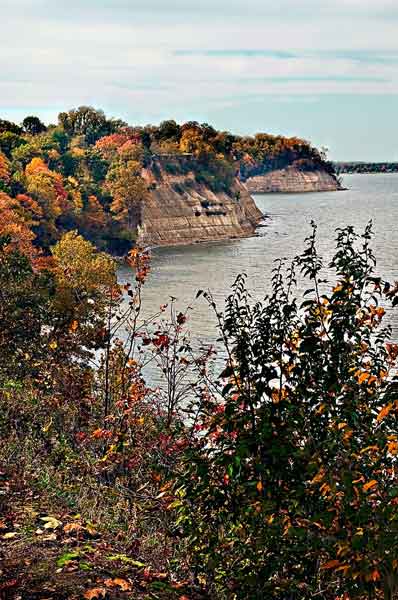 Fall Foliage on Bluffs overlooking Chesapeake Bay