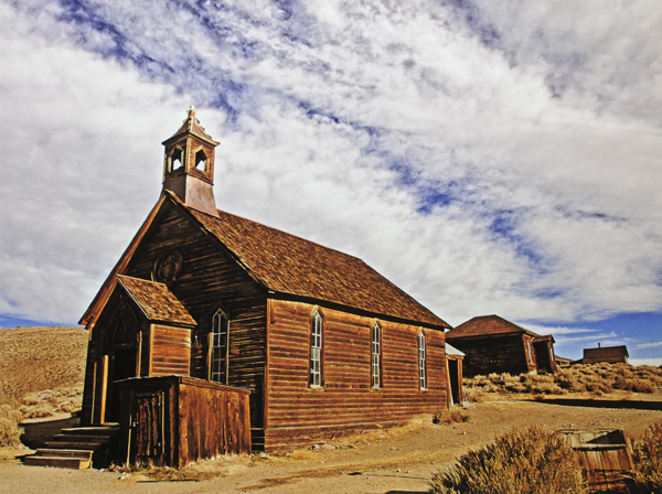 Old Church Building in Bodie