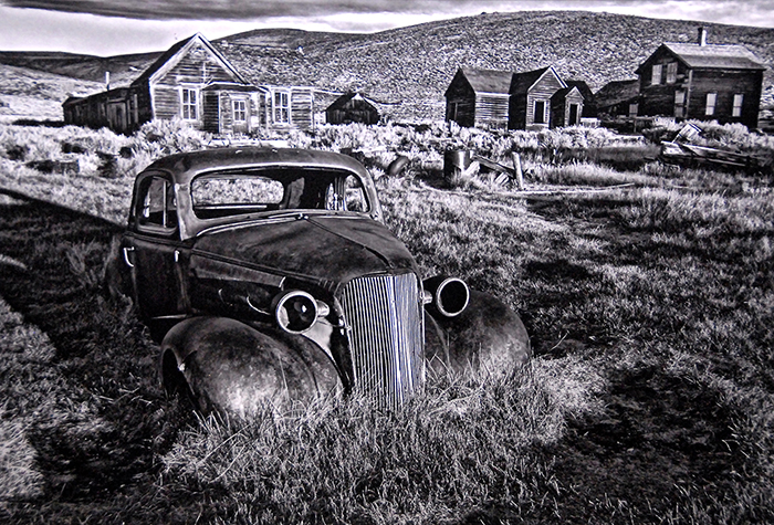 Abandoned Ford in Bodie CA